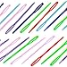 40 Pack Plastic Large-Eye Sewing Needles Safety Learning Needles for DIY Sewing Handmade Crafts, Mix Color 2.25