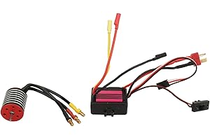 ariarly Upgrade Your RC Car with This High Performance Brushless Motor Kit, 2430 Brushless Motor 35A ESC Set for 1/16 1/18 RC