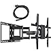 VideoSecu 24 inch Extension Full Motion Swivel Articulating TV Wall Mount Bracket for Most 40"-90" LED LCD OLED Plasma Flat Screen TV with VESA 684x400,600x400,400x400,200x200mm MW480B BCL primary
