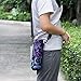 AUPET Water Bottle Sling Bag Carrier Crossbody Sleeve,Insulated Neoprene Bottle Case Holder Pouch Cover 500ML/17oz with Shoulder Strap for Walking Women Men (Purple Flower)