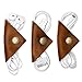 Rustic Cord Keeper (Cord Wonton) Leather Cord Organizer 3-Pack Handmade by Hide & Drink :: Bourbon Brown