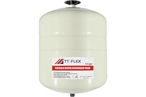 TT FLEX Potable Thermal Expansion Tank for Water Heater - 4.5 Gallon, 3/4 in MNPT Connection
