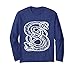 Unisex Loki Symbol Long Sleeve T-Shirt Norse Mythology Viking God Medium Navy