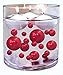 150 Floating Red Pearls-Large Sizes-Fills 8 Medium Size Vases-with The Most Transparent Water Gels for The Best Floating Effect-with 6 Warm White Submersible Fairy Lights