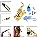 Buytra 9-in-1 Saxophone Cleaning Kit for Flute Instruments Includes Sax Swab, Cleaning Cloth, Mouthpiece Brush,Thumb Rest Cushion, Clarinet Screwdriver and Reed Case