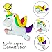 Slow Rising Jumbo ANIMAL SQUISHIES: Unicorn & Whale Cartoon Squishies Kawaii Soft Squeeze Toys Stress Relief Toys For Kids and Adults, 3 Pack