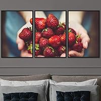 3 Piece Framed Canvas Wall Art Colorful Fruit Canvas Prints Home Artwork Decoration for Living Room,Bedroom - 16