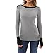 Women Tops, Gillberry Womens O Neck Fight Color Long Sleeve Jumper Blouse Tops for Women