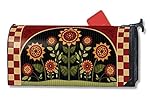 MailWraps Primative Sunflowers Mailbox Cover #01146