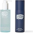 PrettyBoy Face Revival Gel Moisturizer For Men & Fresh Start Gentle Face Cleanser Bundle, Hydrating Cream & Cleanser That Refreshes Dry Skin, Irritation, & Redness - 2 Count