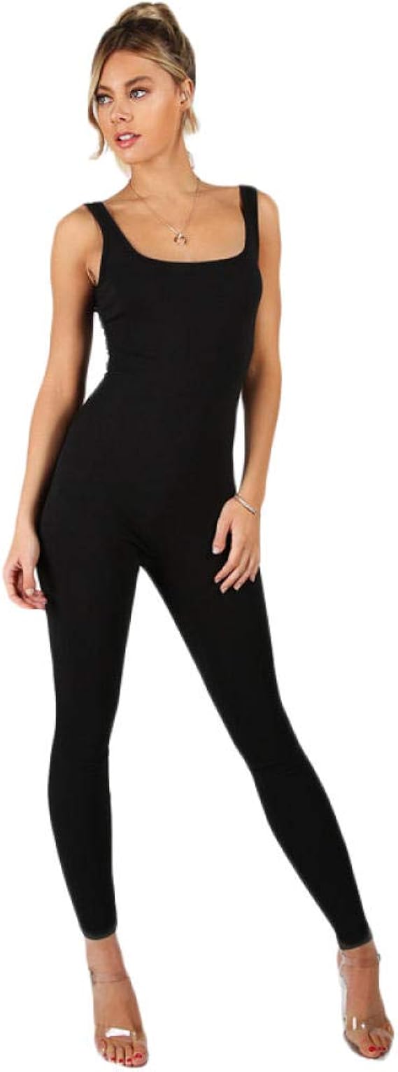 FUTURO FASHION – Tuta Da Donna Senza Maniche, Con Tasche A Fascia, Vestibilità Comoda, Taglie 40-44
