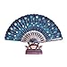 HLJgift Folding Hand Held Fans Bulk for Women Pack of 10 Mixed Color