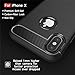 iPhone X Case | Apple iPhone 10 Case | Includes 9H Tempered Glass Screen Protector | For Men / Women | Slim and Flexible Non Slip TPU Matte Surface for Great Grip | Anti Scratch & Fingerprint (Black)