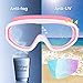 TOCOOL Kids Swim Goggles, 2 Pack Swimming Goggles Swim Glasses No Leaking Anti Fog UV Protection Clear Wide Vision Swimming Glasses for Youth Kids Child Teens from 3-16 Yeas Old (Purple/Pink)