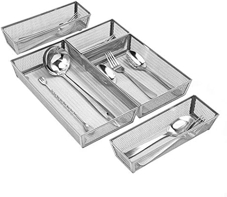 Amazon Com Expandable Kitchen Drawer Organizer 5 Separate