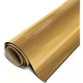 Siser EasyWeed Heat Transfer Vinyl 11.8" x 5ft Roll (Gold) - Compatible with Siser Romeo/Juliet &amp; Other Professional or Craft Cutters - Layerable - CPSIA Certified