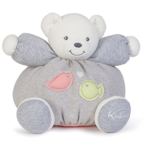 Kaloo Zen Medium Bear with Bird and Fish Applique