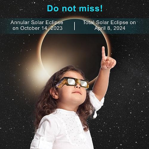 Biniki Solar Eclipse Glasses 𝗡𝗔𝗦𝗔 Approved 2024 CE & ISO Certified