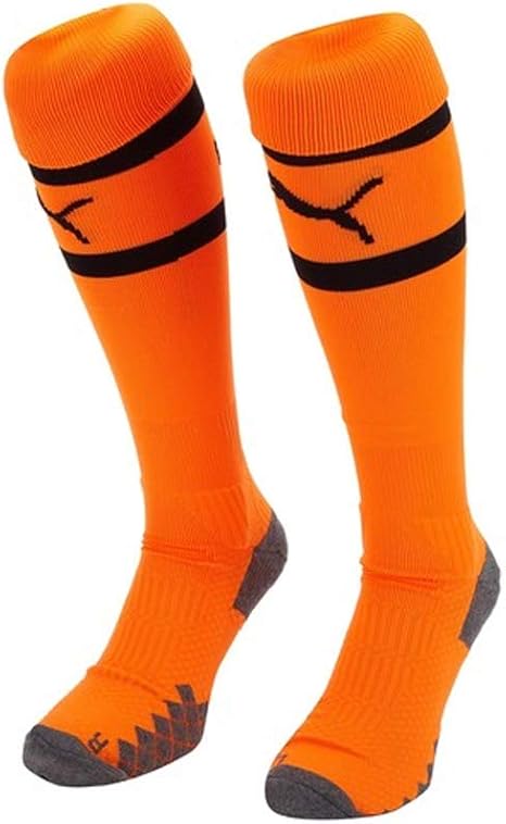 orange puma socks