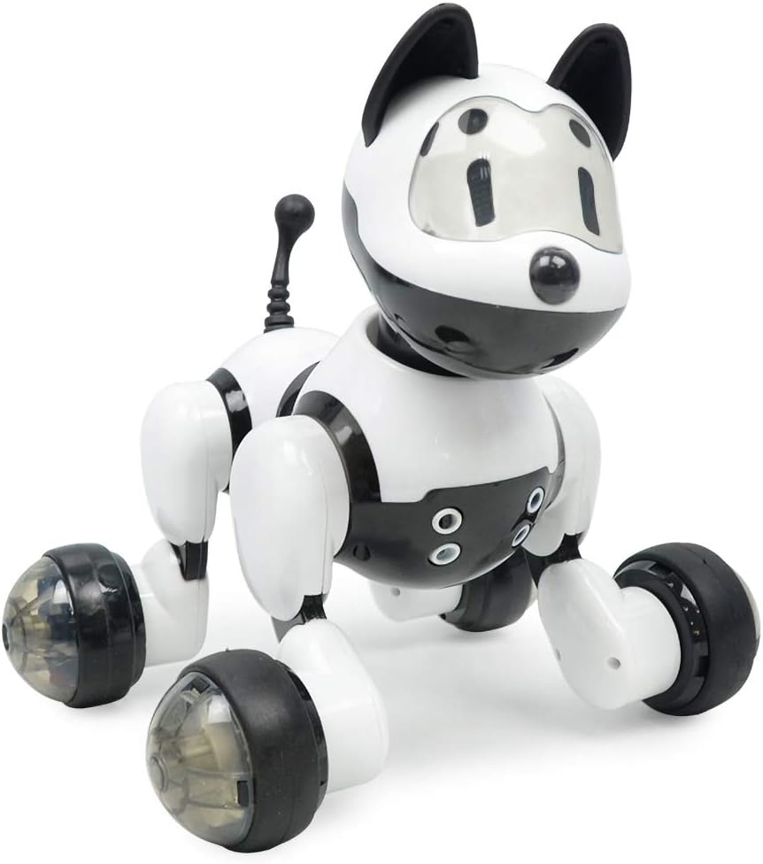ACOC Electronic Pet, Robot Dog Toy, Have Follow-Up Function, Sing And Dance Electronic Robot Dog Pet Toy Smart Kids Interactive Walking Sound Puppy with LED Light Educational Toy Gift for Kids