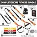 Resistance Straps Trainer Bundle | Complete BodyWeight Training Straps Kit + Wall Mount Bracket + 3 Exercise Loop Bands | Five Anchoring Solutions with Easy Setup for Home, Gym & Outdoors Workouts
