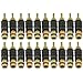 GLS Audio Locking Series Generation 4 Gold Connector Banana Plugs Banana Clips - 20 Pack (10 Red & 10 Black)