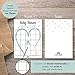 50 Pack Baby Shower Blank Gift Bingo Game Cards | Girl, Boy, Gender Neutral | Perforated Chips Included | Perfect for Sprinkles, Prizes, Favors and Decorations