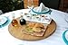 Noveltia 21-Inch Bamboo Lazy Susan Turntable Rotating Tray