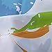 Cartoon Dinosaur Shower Curtain Cute Kids Tree Boys