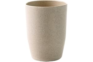 Amosfun 350ml Wheat Straw Cup Unbreakable Mug Kid Teeth Brushing Cup Water Drink Tumbler Valentines Day Party Supply