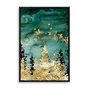 Framed Home Artwork Abstract Scenery Natural Landscape for...