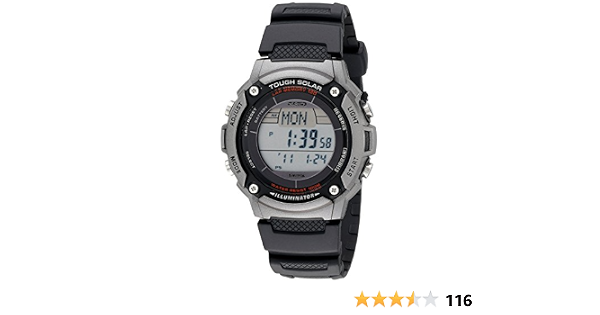 Amazon.com: Casio Men's WS200H-1AVCF Tough Solar Powered Multi-Function  Digital Sport Watch : Clothing, Shoes \u0026 Jewelry