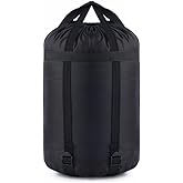 MOOCY Compression Stuff Sack, 12L/24L/45L Sleeping Bag Cover Sack Sleeping Bags Storage Stuff Sack Organizer - Great Sleeping Bags Clothes Camping Hiking Backpacking