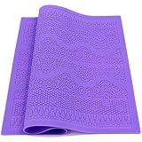 Sunglory Fondant Silicone Lace Mat Cake Decorating Mold Flower Laces Embossed Sugar Craft Tools (Purple)
