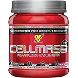 BSN CELLMASS 2.0 Post Workout Recovery with BCAA, creatine, &amp; glutamine - Arctic Berry, (50 Servings)