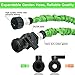 POYINRO Expandable Garden Hose, Strongest Expanding Garden Hose on The Market with Triple Layer Latex Core & Latest Improved Extra Strength Fabric Protection for All Your Watering Needs (Green, 75)