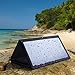 AUKEY 28W Solar Charger with Foldable Design & SunPower High Efficiency Solar Panels for iPhone, iPad, Samsung and More
