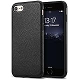 iPhone 7 Case / iPhone 8 Case Tasikar Perfect Fit Slim Case Premium PU Leather and TPU Design for iPhone 7 and iPhone 8 (Black)