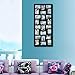 Adeco Decorative Black Wood Wall Hanging Picture Photo Frame, 24 Openings of 4x6