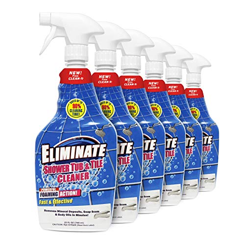 Eliminate Shower Tub & Tile Cleaner 25 fl oz. Shower Cleaner. Powerful Cleaner removes soap