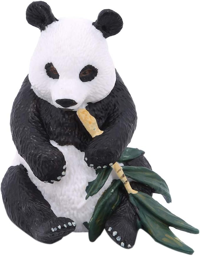 TraveT Cute Cartoon Resin Panda Ornament Garden Animal Statue Home Decor Set,Giant Panda