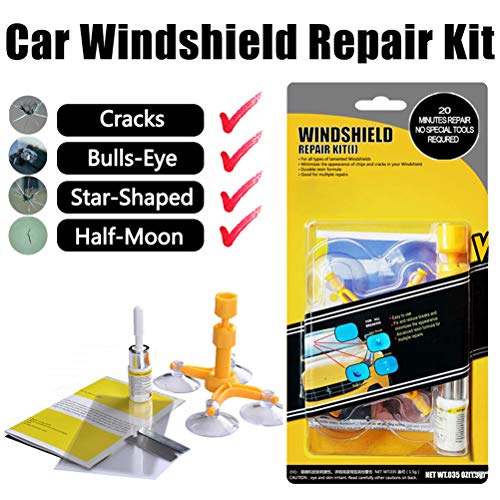 GLISTON Car Windshield Repair Kit for Chips and Cracks - Thumbnail 7