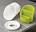 Joseph Joseph Dock Cutlery Drainer and Organizer, White/Green
