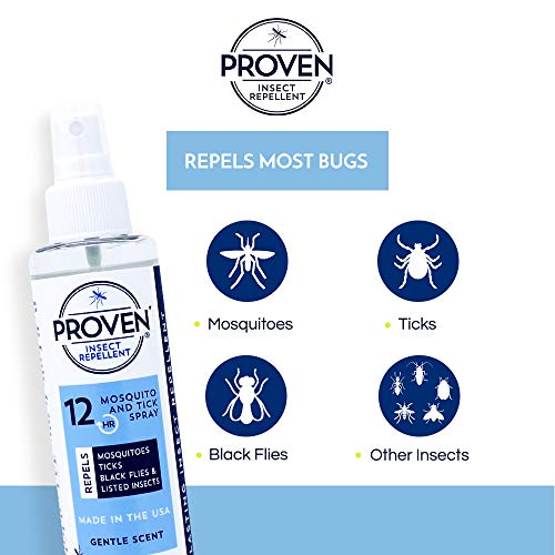Proven Insect Repellent Spray Protects Against Mosquitoes, Ticks and