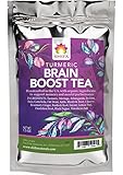 Shifa Brain Boost Tea With Turmeric: Rejuvenating Tonic Enhances Memory, Focus and Mood with Herbs, Phytonutrients and Antioxidants — 1.5 oz.