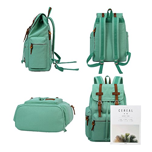 bluboon canvas vintage backpack
