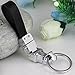 Maycom Detachable Jaguar Panther Leopard Genuine Leather Clip on Belt Keyring Keychain Key Chain Ring Keyfob Keyrings 84027-1