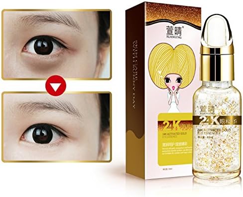 24K Gold Eye Gel HUBEE Anti Dark Circle Anti-aging Liquid Firming Face Skin Beauty(C)