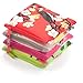 LOQI Prima Collection Pouch Reusable Bags, Multicolored, Set of 4