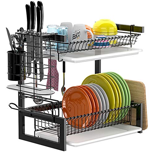 GSlife Tier Stainless Steel Dish Drying Rack with Nigeria Ubuy